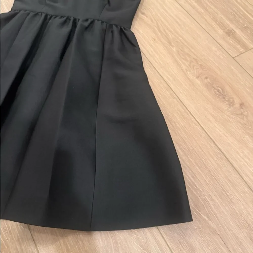 Kate Spade ‘Pave Fit and Flare’ Black Formal Dress with gemmed bow ~ Size: 8